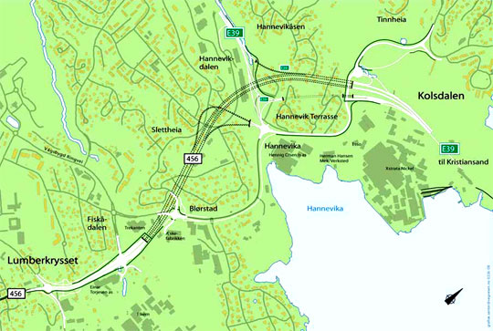 Plan for Kolsdalen og Hannevikdalen
